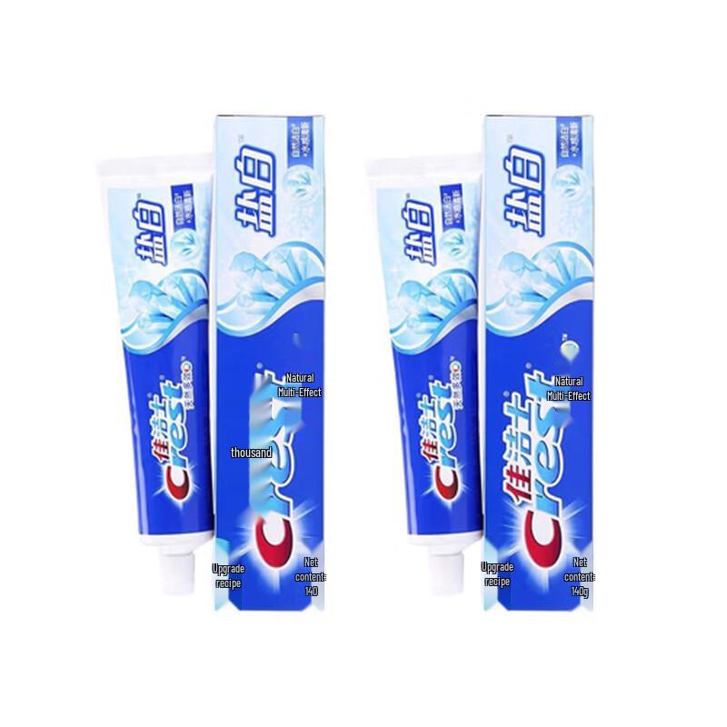 Crest Salt White Adult Toothpaste, 2 x 140g Pack