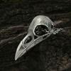 Viking Vintage Gothic Crow Head Skull Pendant Necklace High Quality Zinc Alloy Punk Men's Amulet Best Jewelry Gift Necklace