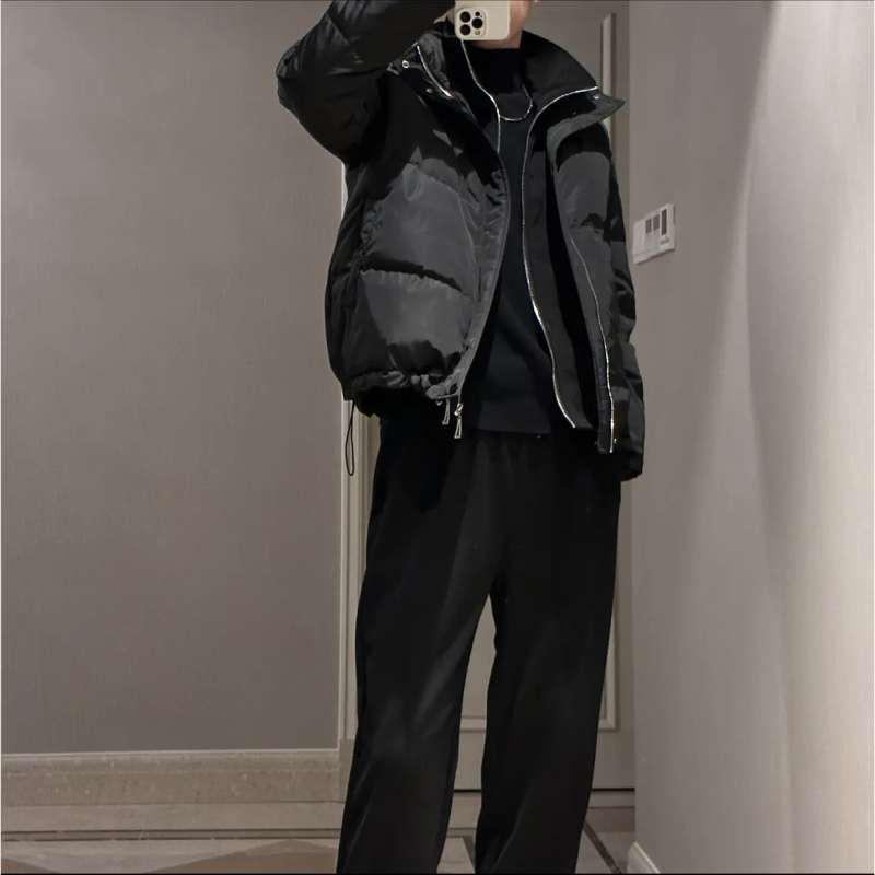 Men's Stylish Winter Thickened Cotton Coat - Versatile Two-Piece Design, Advanced Bad Boy Style, Warm and Durable.