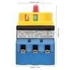 80A100A Load Circuit Breaker Switch 3Pole 2Position Rotary Cam On Off Power Switch (100A)