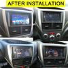 Car Radio Fascia For Subaru Forester Impreza 2007-2012 DVD Stereo Frame Plate Adapter Mounting Dash Installation Bezel
