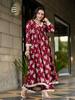 Indian Women Party Wear Rayon Kurta Pant Set Designer Bollywood Top Tunic Kurti Dress