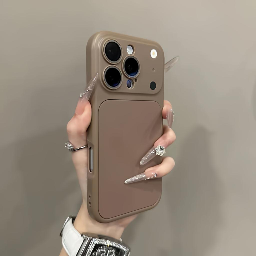 Capa Fosca 2 EM 1 Para iPhone 17 Air 16 15 14 Plus 13 12 11 Pro Max Armadura de Proteção de Lente Mudança Instantânea para 17 Capas