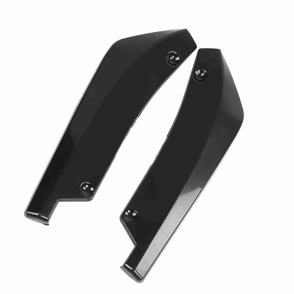 1 Pair of Universal Car Modified Rear Bumper Canard Diffuser Spoiler Lip Splitter Fins