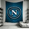 Napoli Wall Tapestry Aesthetic Wall Hanging Printed Fabric Blanket Decorative Tapestries for Bedroom Living Room Home Decor