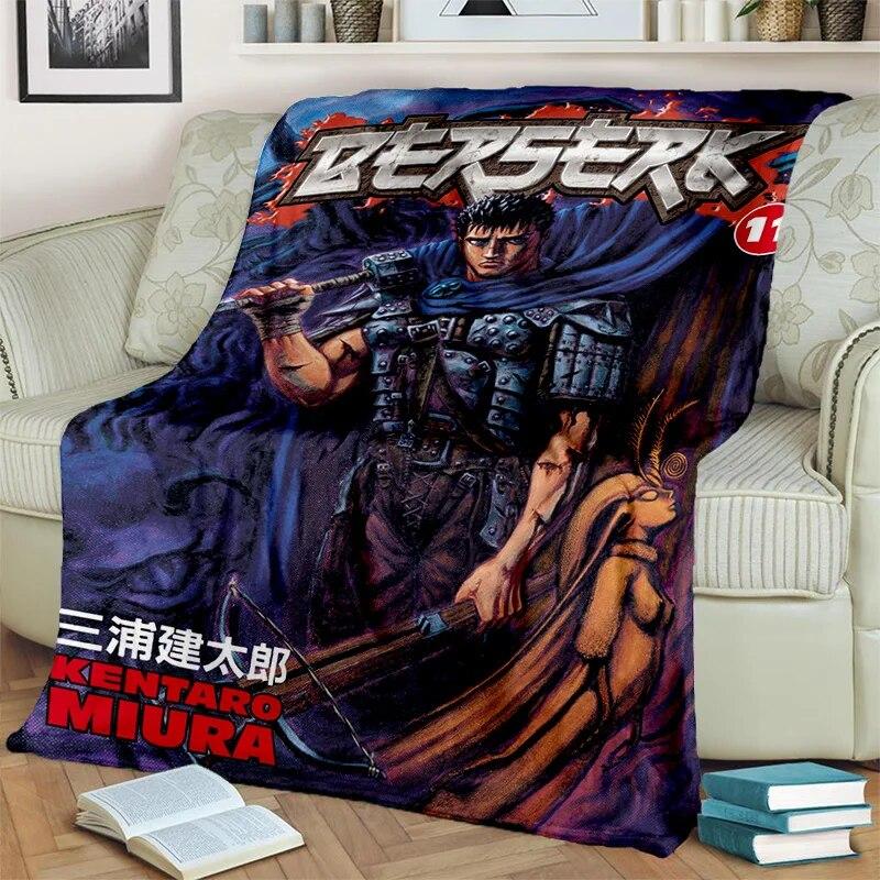 

3D Calssic Berserk аниме HD мультяшное одеяло, мягкое одеяло для дома, спальни, кровати, дивана, пикника, путешествия, офиса, одеяло, детское одеяло 130x150cm