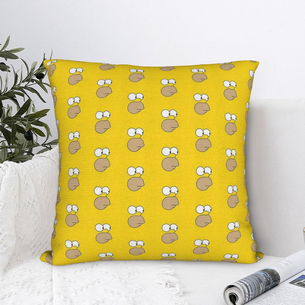 Homer S-Simpsons Face Pillow Cover Soft Cushion Cover Morden Pillow Case For Wedding Party Home Decor