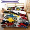 3pcs Truck Bedding Set Duvet Cover Closure Includes 1 Duvet Cover & 2 Pillowcases, Soft and Comfortable for All Seasons.