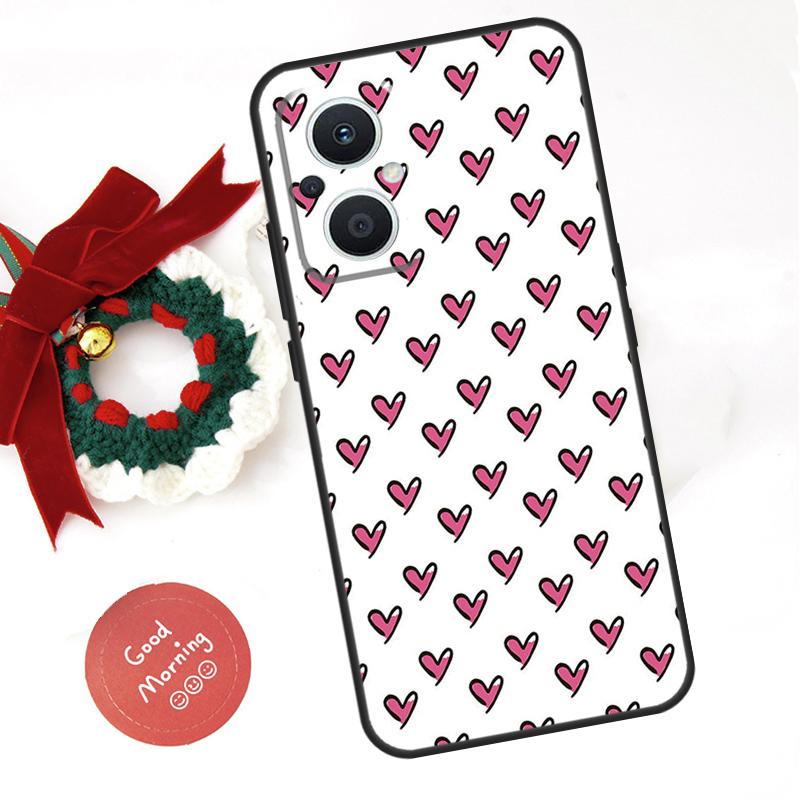 Heart Cartoon Girls Funda For OPPO Reno 8 Lite 10 11 12 13 14 Pro 11F 12F 13F 14F OPPO Find X8 X5 X6 X9 Pro Case