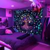 Tree of Life Tapestry Colorful Floral Butterfly Polyester Wall Hanging Mystic Aesthetic Bedroom Dorm Home Decor