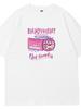 Iu Retro American Style T Shirt With Cartoon Print For Casual Summer Wear