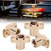 4pcs Upgrade Lead Screw Nut Brass Tone Flange Nut Pack Hardware Fastener  Ender 10
