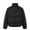 Li Ning Comfortable Casual Letter Print Stand Collar Simple Versatile Zipper Short Winter Down Jacket Women Outerwear Black AYMU152-3