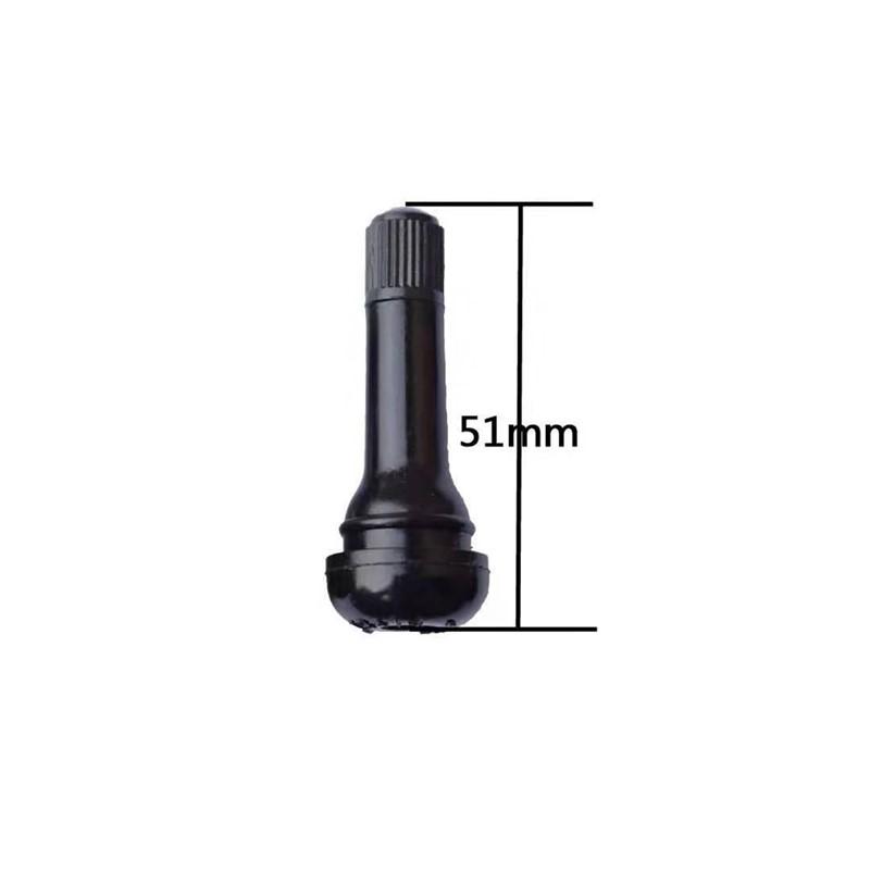 10/50/100 Stück Universelle Einsteck-Tubeless-Reifenventilschäfte aus Gummi-Legierung für Auto, Motorrad