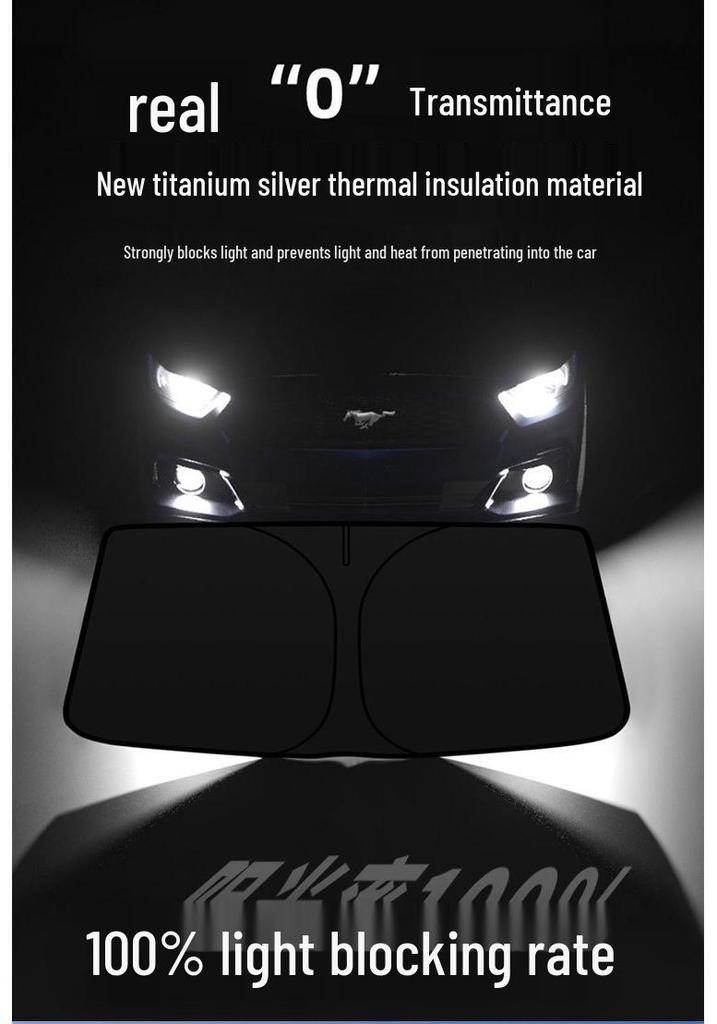 Car Summer Sunshade: Front Windshield Heat Insulation and Explosion-Proof Sun Cover