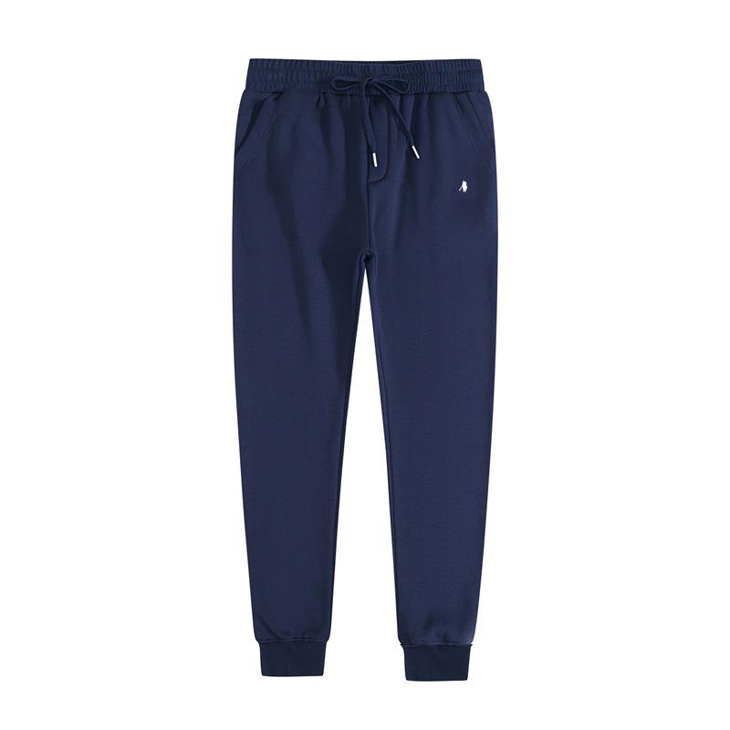 Herren Baumwolle Langarm Bestickter Pferd Polo Hoodie mit Reißverschluss Cardigan und Samtfutter für Herbst und Winter