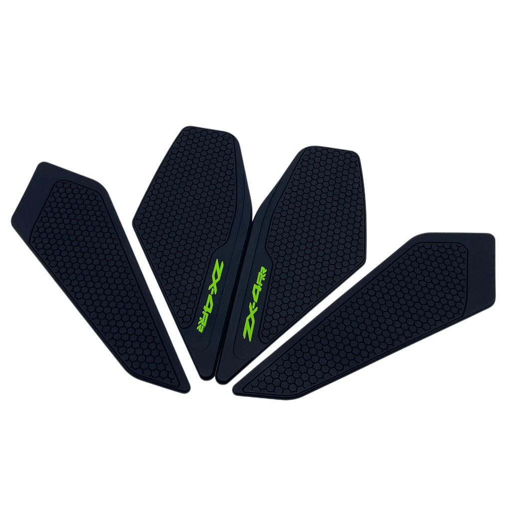 Motokano Traction Pad Tank Pad Kit for ZX-4R/SE, ZX-4RR (2024~), and ZX-25R/SE (2023~) (Green)