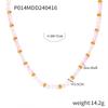 French Elegance Mother-of-Pearl Bead Titanium Steel Necklace & Bracelet Set – Women's Versatile Niche Design Jewelry, INS Style