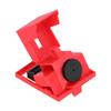 Clamp Type Circuit Breaker Lockout Industrial Electric Power Insulation Safety Lock for Handle Small Than 42mm