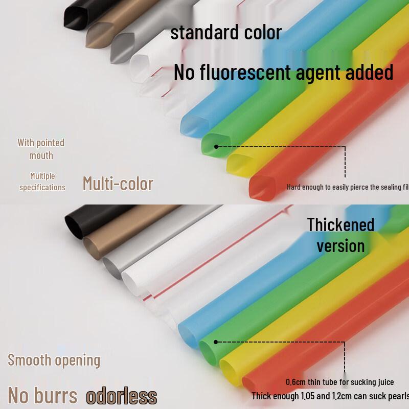ZISIZ Food-Grade Disposable Straws