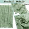 1PC 20x20Inch Boho Napkins Handmade Cloth Napkins with Wrinkled Gauze Table Napkins for Dinner Wedding Birthday Party Home Decor