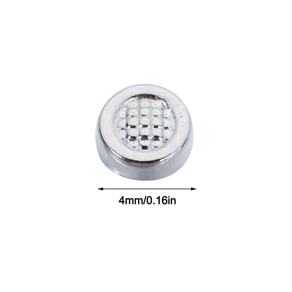 50pcs 4mm Doll Round Shape Buttons DIY Metal Ultra-small Buckles Mini Doll Shoes Buckles 1/6 Doll Clothing Buckles Accessories