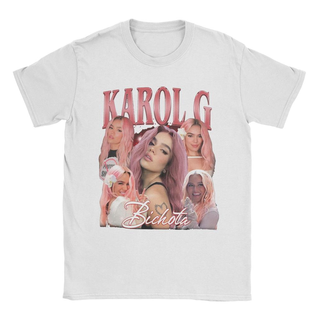 New Arrival 2025 Music Tropicoqueta Karoled G T Shirt for Men Women 100% Cotton T-shirts Short Sleeve Clothing