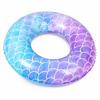 Adult Glitter Starry Pool Float Thick BPA-free Inflatable Swim Ring for Outdoor Summer Beach Swimming Water Play