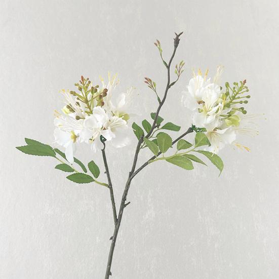 Künstliche Orchideenblumen Kunstseide Langer Stiel Oncidium Blüte Fake Blumengesteck für Hochzeit Party Heimbüro Dekoration