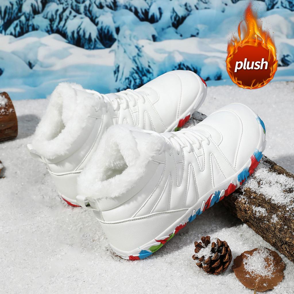 TUINANLE Women Boots Winter Shoes Woman Warm Snow Boots Ankle Boots for Female Winter Shoes Plush Booties