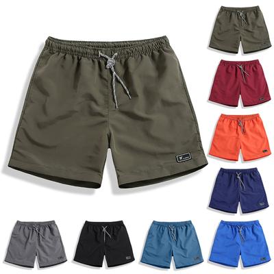 Men's Summer Casual Fashion Loose Sports Shorts Thin Bright Swimming Shorts