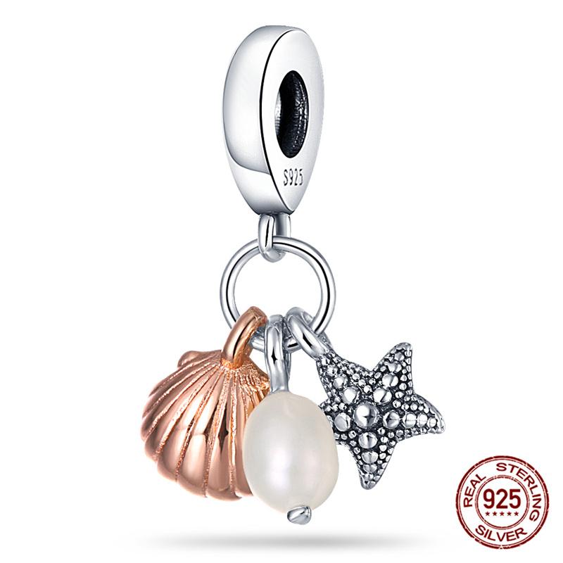 Marvel Disney Snow White Tree Elf Mickey 925 Silver Charms for DIY Jewelry Making Women Gift Bracelet