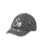 SOMSOC Signature Destroyed Ball-Cap_Charcoal