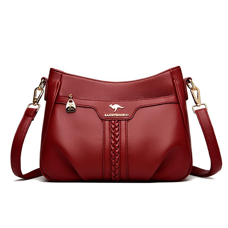 Taška Dámská taška Atmospheric Multi-layer Trend Mom Bag Crossbody Bag Dámská taška přes rameno