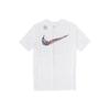 Nike Dri-Fit Big Swoosh Basketball Crew Neck T-Shirt Men Tops White BQ3658-100