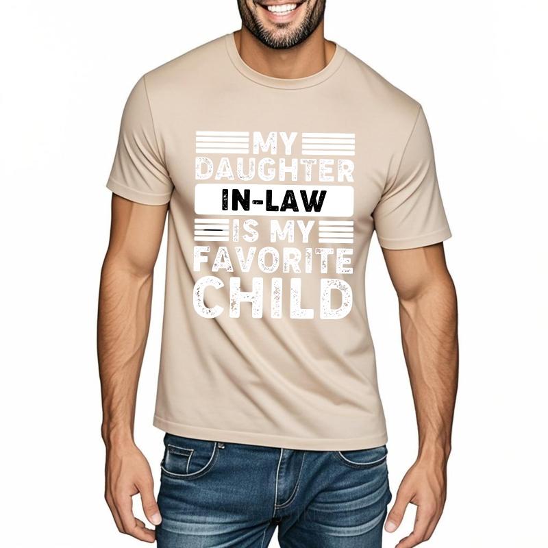 Anime Mann Sommer T-Shirt Meine Schwiegertochter Ist Mein Lieblingskind Kurzarm Neu Angekommen Rundhals Jungen Oberteile Marke T-Shirt