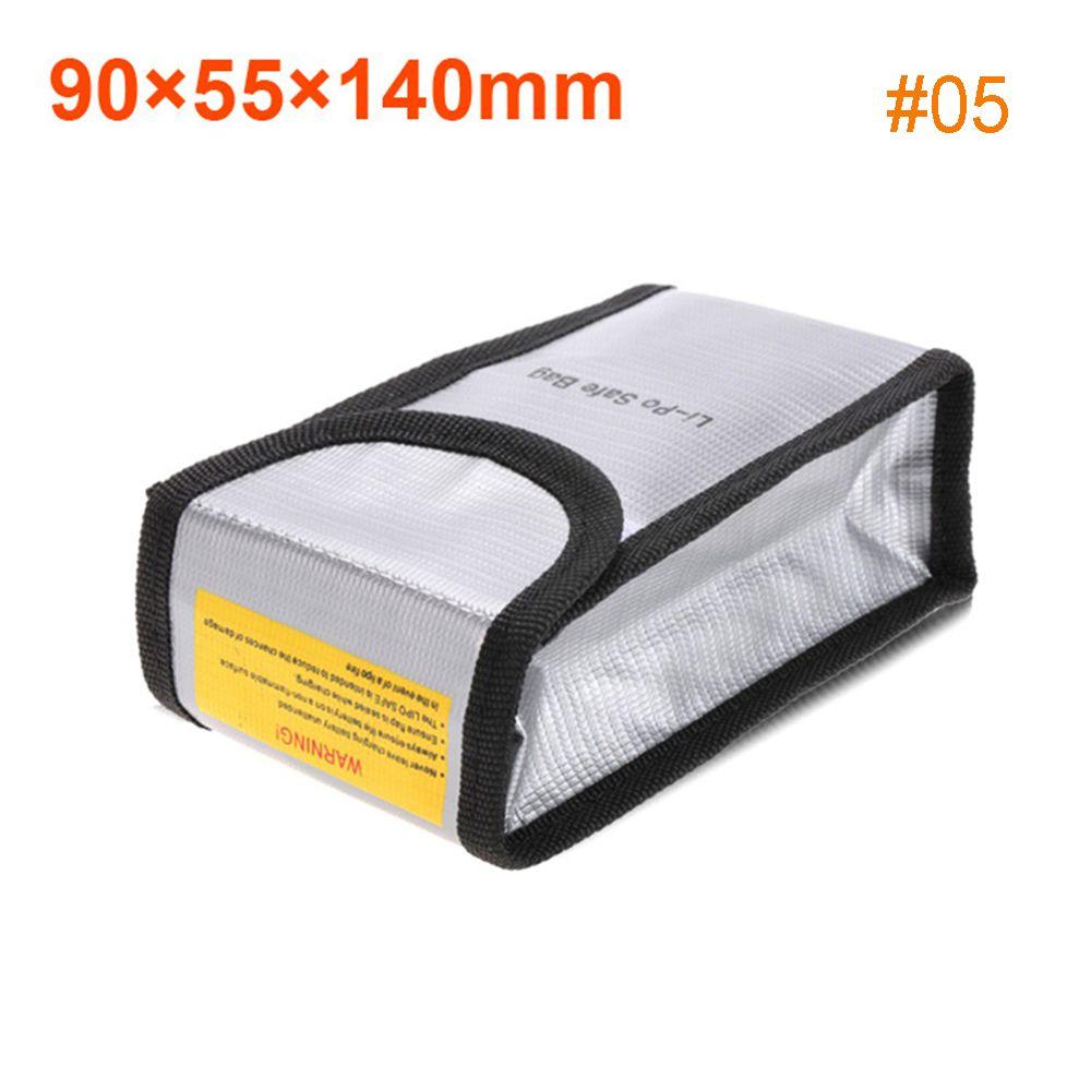 1Pc Silver RC LiPo Battery Safety Bag Fireproof Waterproof Explosion-proof Guard Charge Sack Practical Charging Protection