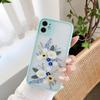 iPhone 16 Pro Max Floral Frosted Protective Case - Drop-proof, Full Coverage