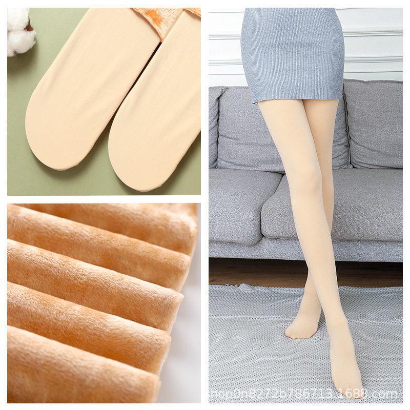 Thickened Plush Leggings for Women, Perfect for Autumn and Winter, Keeping Your Legs Warm and Stylish.
