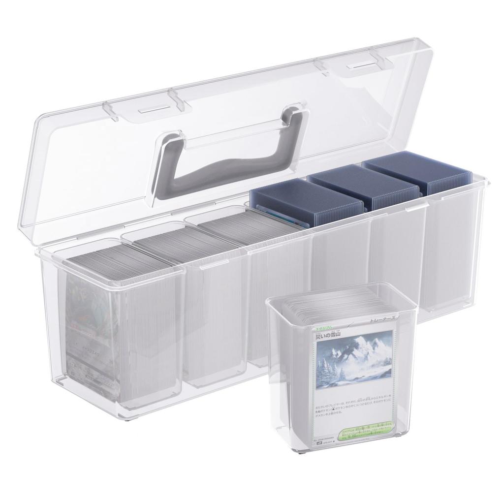 Yotakala Storage Box Pokemon Card Case Cards Storage Box Trading Card Top Loader Storage Card Box Trading Card Case Trading Card Case Card Case Top