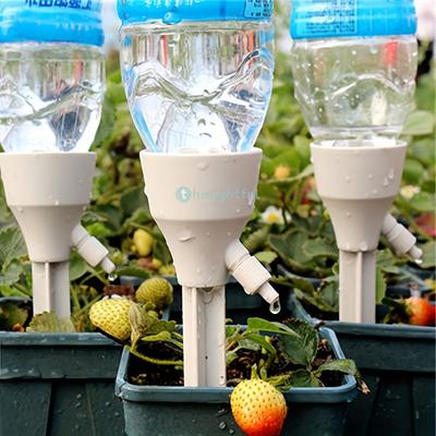 Sistema de riego automático por goteo con punta de riego ajustable para plantas, flores, invernaderos y jardines, dispositivo de riego automático con gotero.