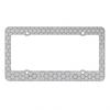 Metal Tag Frame Auto License Bracket Graphite Steering Wheel Icon Aluminum Print Car Custom Print