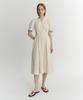 Ia Layn Tuck Volume Dress (Cream)