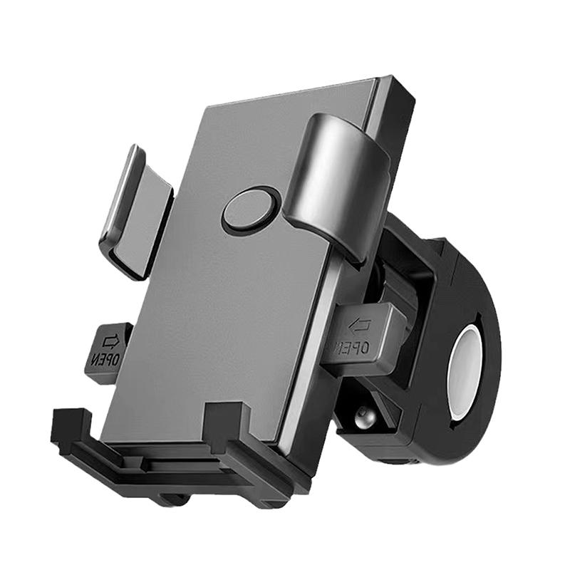 1 Set Mobile Phone Navigation Bracket Universal Motorcycle Bicycle Phone Holder For Riding Shockproof Phone Holder