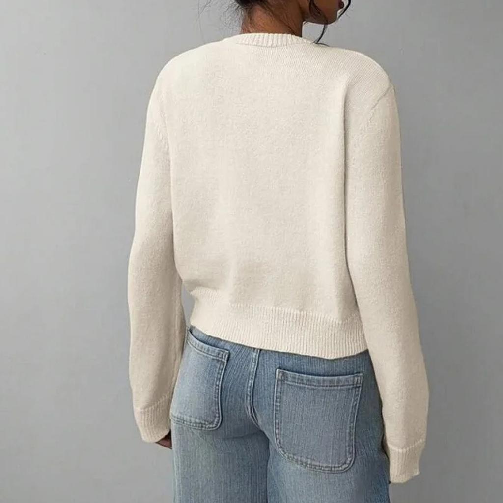 Women's Cardigan Sweaters Lightweight R-Neck Long Sleeve Outfits Fall Fashion 2025 Clothing