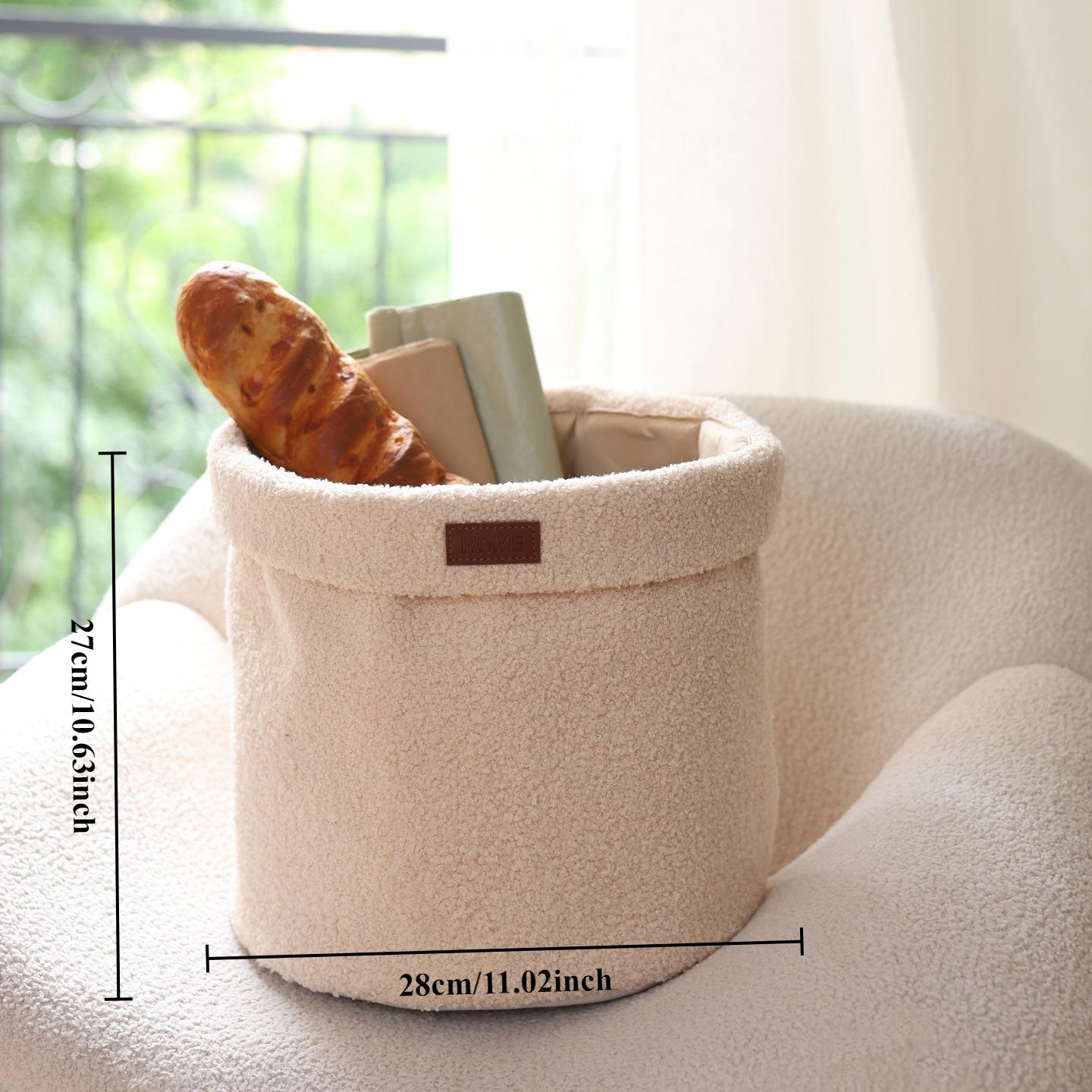 

Nordic Style Entryway Storage Basket Household Toy Snack Organizer Box Desktop Cosmetic Storage Bin For Bedroom