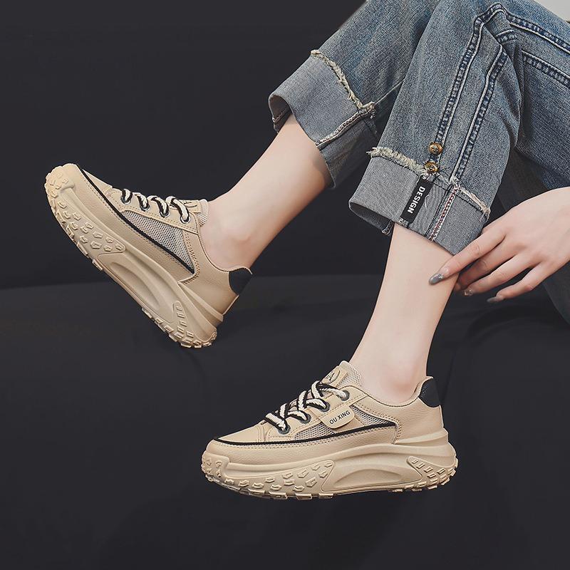 Platform Dad Shoes Women's Summer New Versatile Heightening Soft Sole Summer Running Casual Sports Shoes