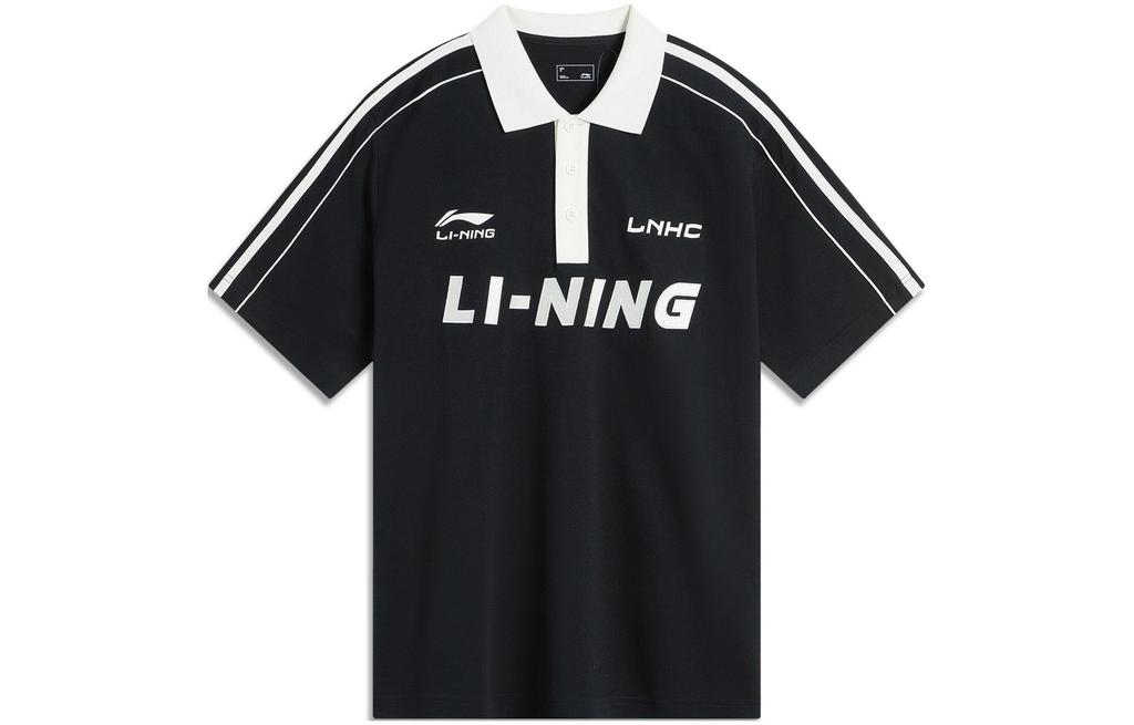 Li Ning Sports Life Collection Polo Shirt Men's Black APLU237-2