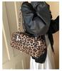 Women's Large Capacity Leopard Print Crossbody Tote - New 2025 Autumn/Winter Casual Fashion Commute Shoulder Bag.