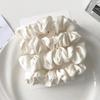 Women Silk Scrunchie Elastic Handmade Multicolor Hair Band Ponytail Holder Headband Hair Accessories  Satin Silk Solid Color